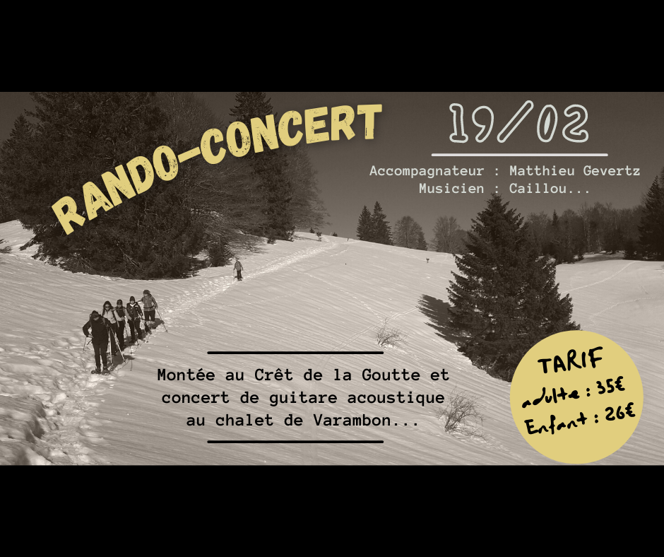 Image de montagne et randonneurs